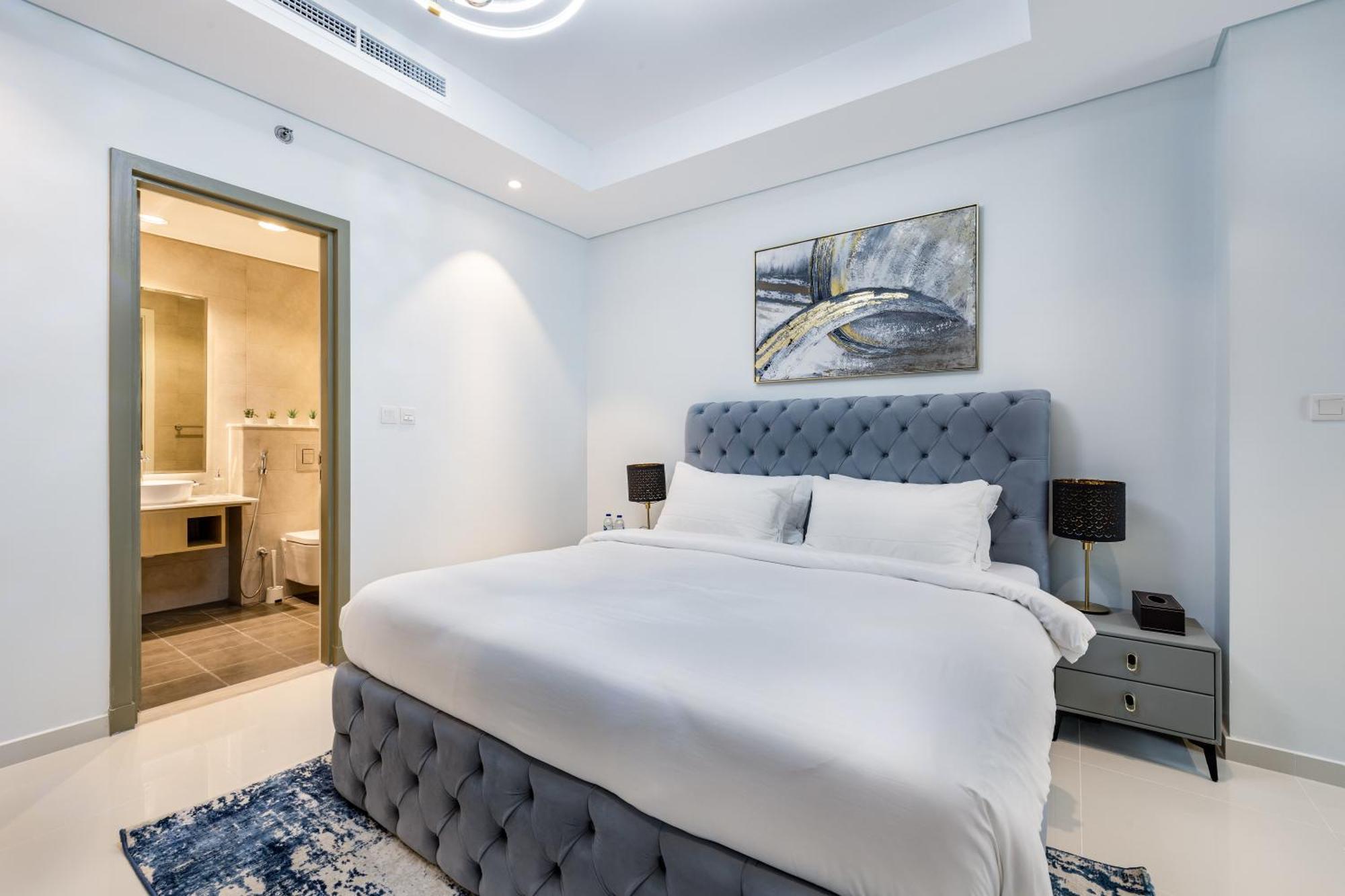 Apartament Aliving Luxe 2Br With Burj Khalifa View Infinity Pool Midtown-4704 Dubaj Zewnętrze zdjęcie