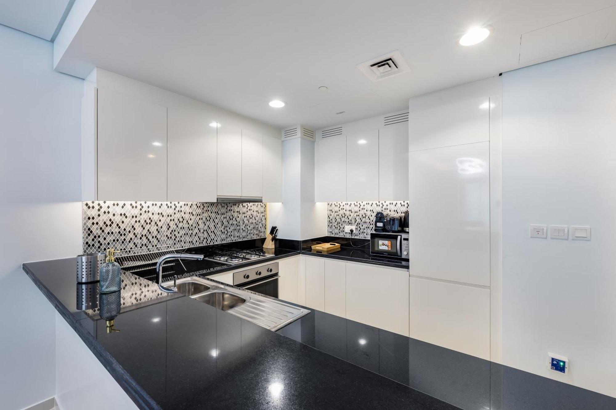 Apartament Aliving Luxe 2Br With Burj Khalifa View Infinity Pool Midtown-4704 Dubaj Zewnętrze zdjęcie