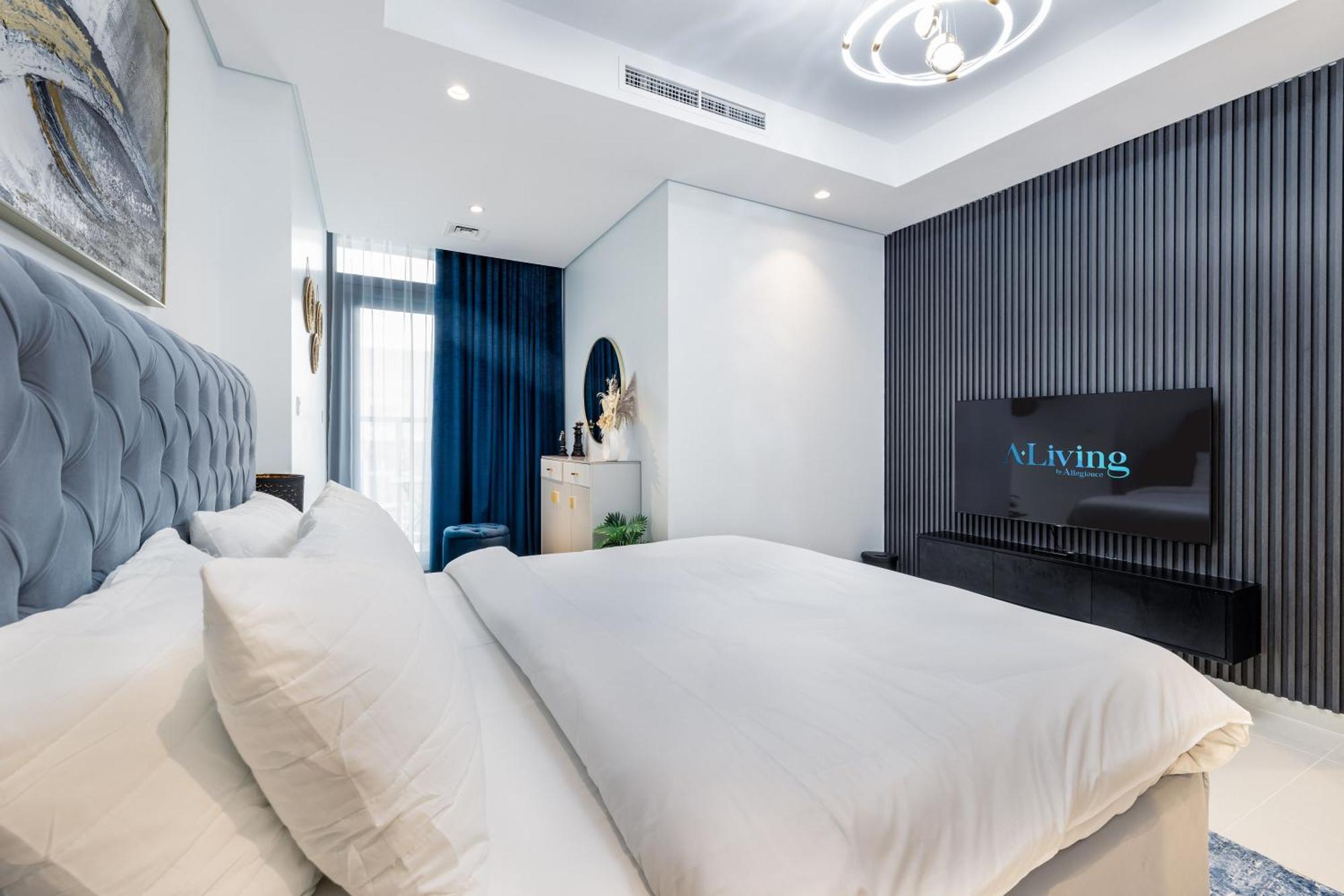 Apartament Aliving Luxe 2Br With Burj Khalifa View Infinity Pool Midtown-4704 Dubaj Zewnętrze zdjęcie