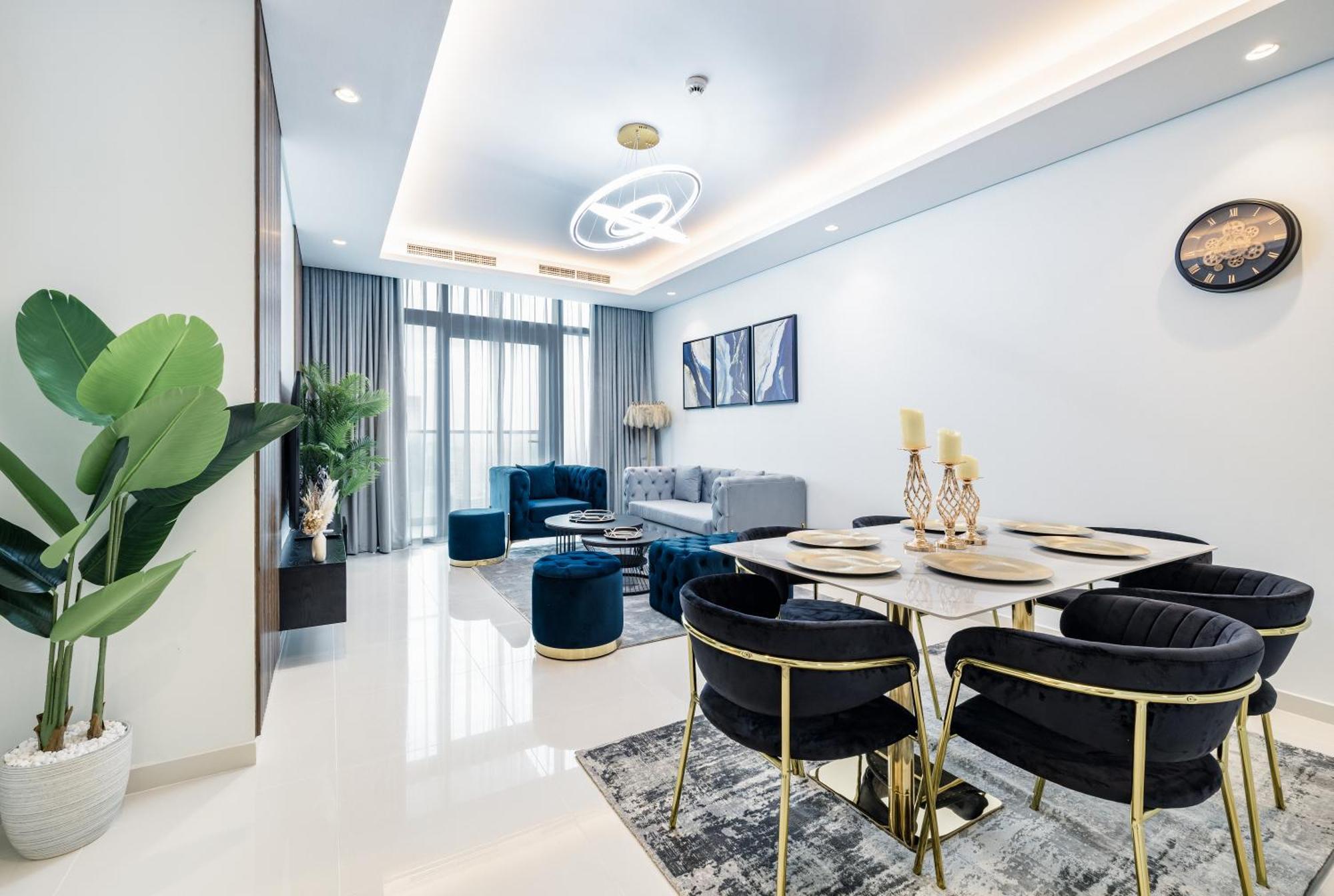 Apartament Aliving Luxe 2Br With Burj Khalifa View Infinity Pool Midtown-4704 Dubaj Zewnętrze zdjęcie