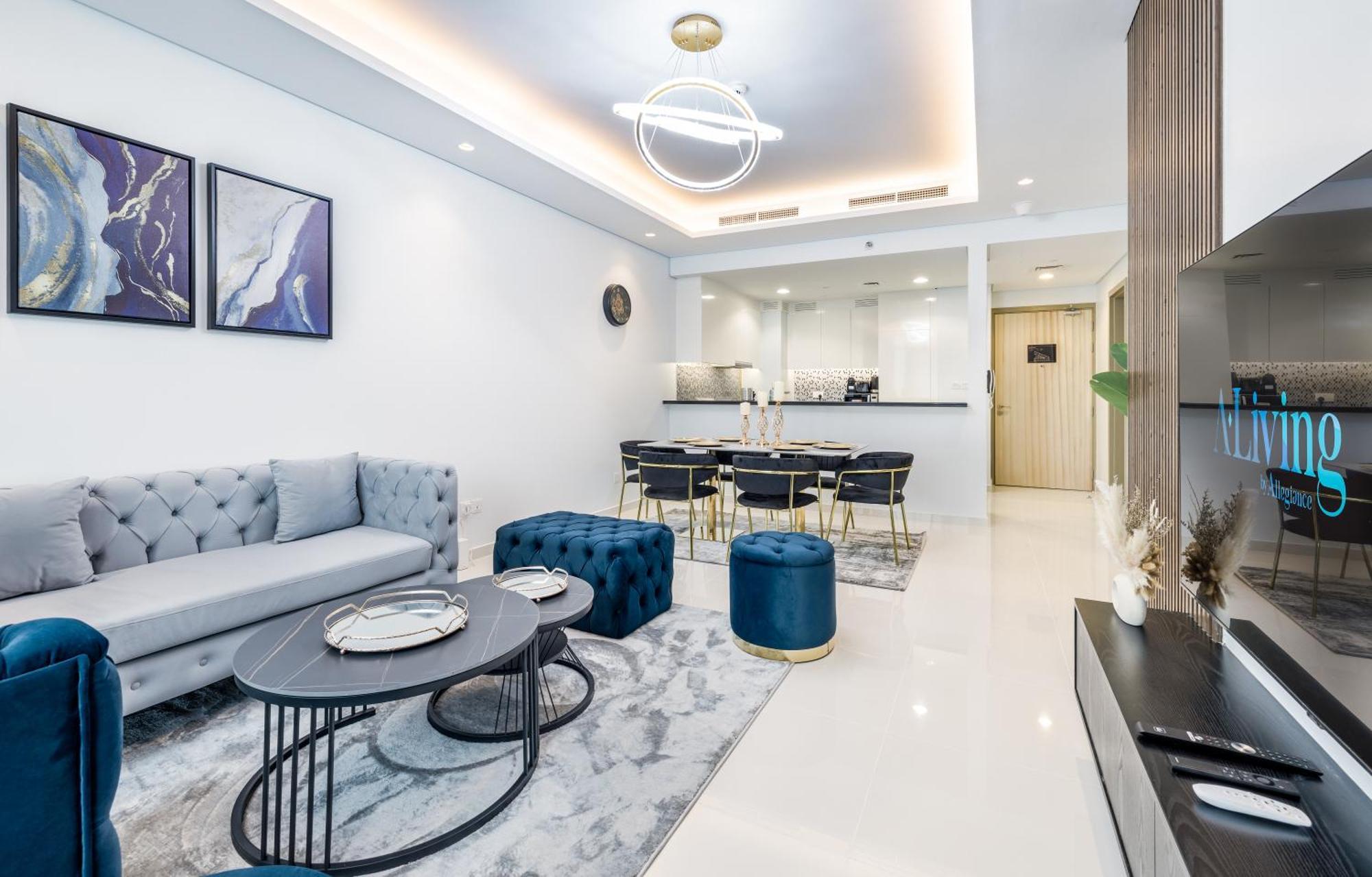 Apartament Aliving Luxe 2Br With Burj Khalifa View Infinity Pool Midtown-4704 Dubaj Zewnętrze zdjęcie